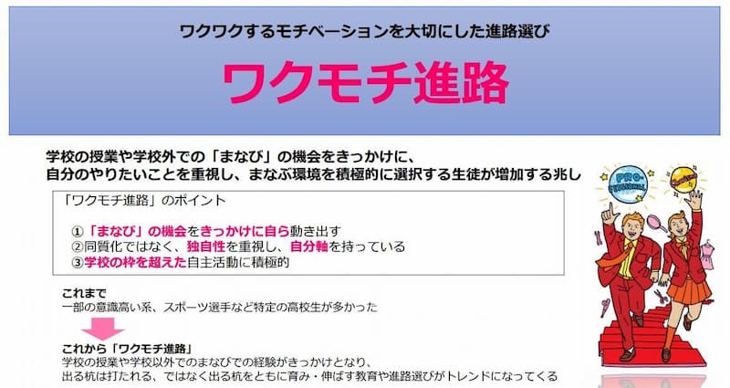 年のトレンドは ワクモチ進路 脱却すべき当たり前とは おすすめのワクモチ進路もご紹介